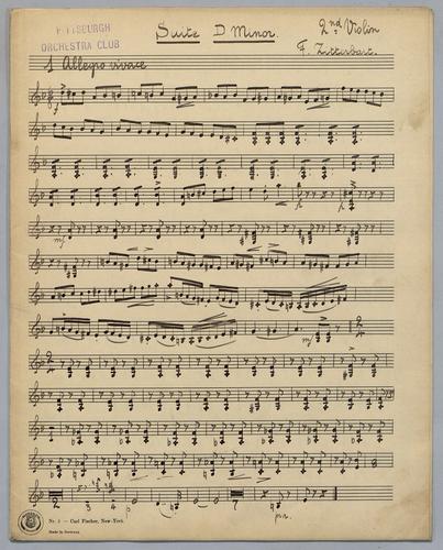 Suite in D Minor - Parts: Violin 2