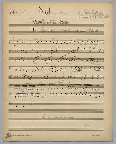 Suite : in Bb Major - Parts: Viola 2