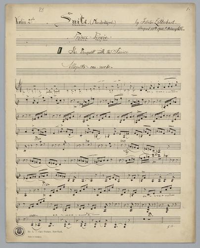Suite : [in F major] - Parts: Violin 2