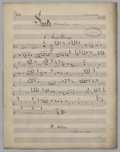 Suite : in F Major - Parts: Flute