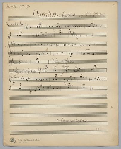 Overture : King John - Parts: Trumpet 1