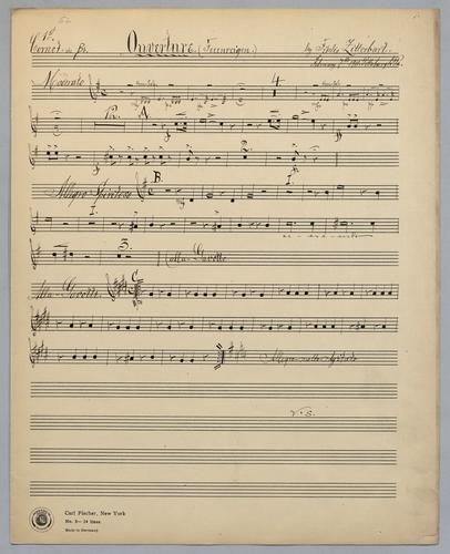 Ouverture: Feeenreigen - Parts: Cornet 1