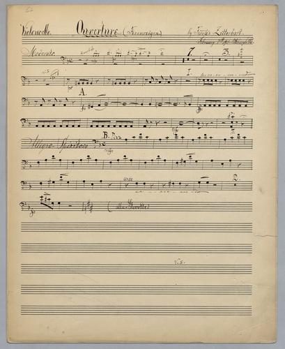 Ouverture: Feeenreigen - Parts: Violoncello