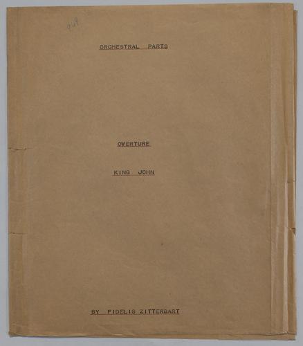 Overture : King John - Score