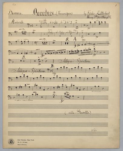 Ouverture: Feeenreigen - Parts: Bassoon