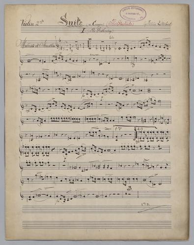 Suite : in C Major - Parts: Violin 2