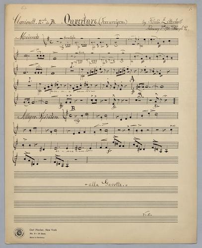 Ouverture: Feeenreigen - Parts: Clarinet 2