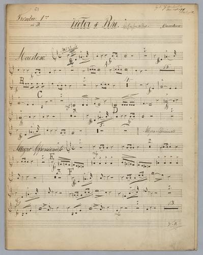 Ouverture : Victor of Rhe - Parts: Trumpet 1