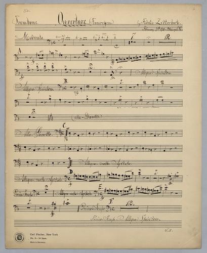 Ouverture: Feeenreigen - Parts: Trombone