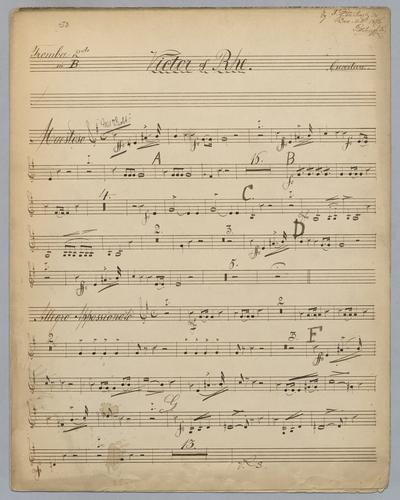Ouverture : Victor of Rhe - Parts: Trumpet 2