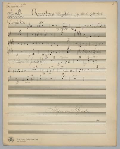 Overture : King John - Parts: Trumpet 2