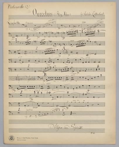 Overture : King John - Parts: Violoncello 3