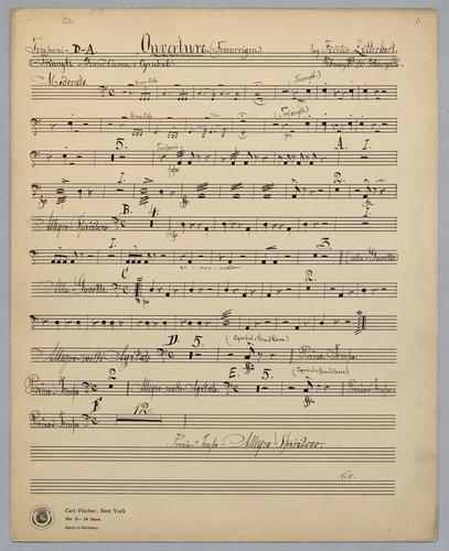 Ouverture: Feeenreigen - Parts: Timpani