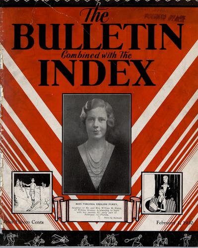 Bulletin combined with the index