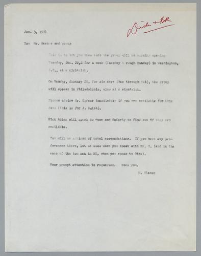 Martha Glaser Daily Notes