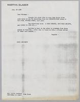 Correspondence from Woody Allen