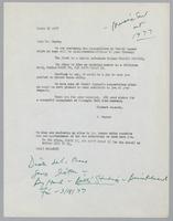 Correspondence from Count Basie