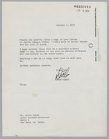 Correspondence from Dick Clark