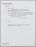 Correspondence from Jon Faddis