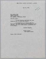 Correspondence from Marvin Gaye