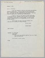 Correspondence from Dizzy Gillespie