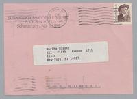 Correspondence from Susannah McCorkle
