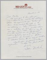 Correspondence from Dave & Lola Brubeck