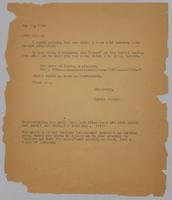 Correspondence from George Avakian