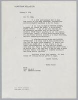 Correspondence from Sammy Cahn
