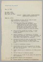 Correspondence from Saul Jaffe