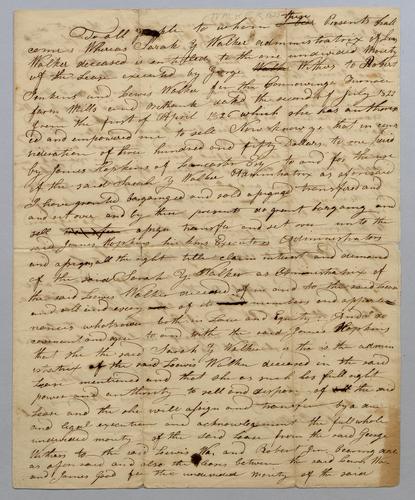 Hubley Family Correspondence