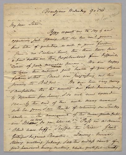 Sarah Burd Family Correspondence