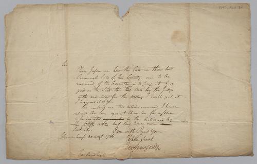 Edward Crawford to Edward Burd
