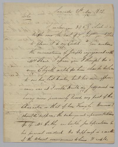 Henry B. Grubb to Edward Burd