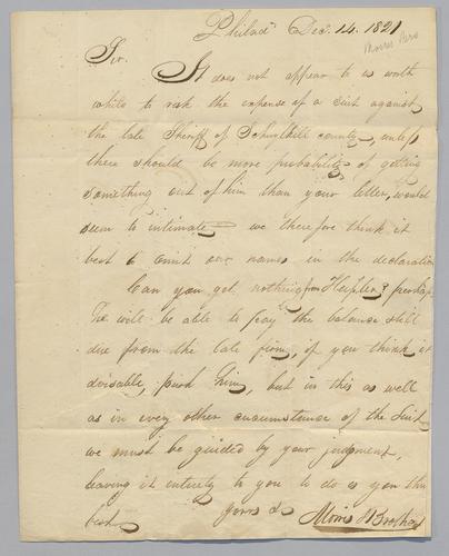 James B. Hubley Business Correspondence