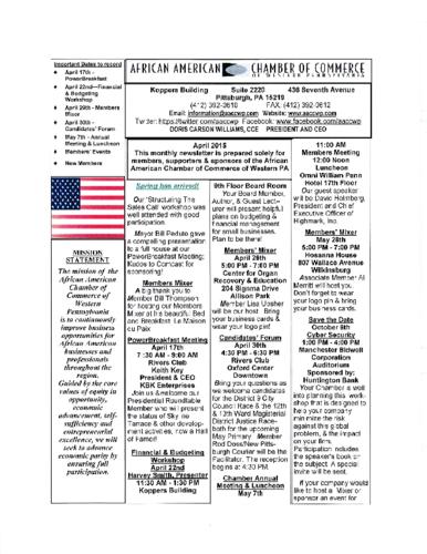 Chamber Newsletter