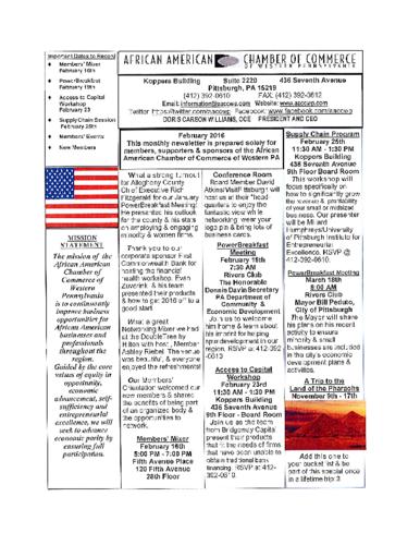 Chamber Newsletter