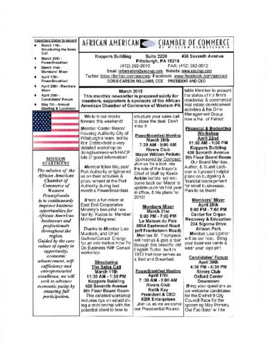 Chamber Newsletter