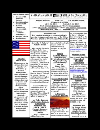 Chamber Newsletter