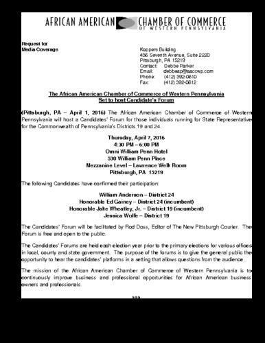 Pa House of Representatives