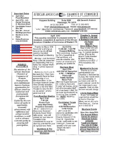 Chamber Newsletter