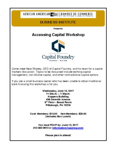 Accessing Capital Workshop