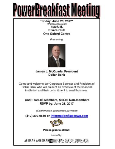 James McQuade President of Dollar Bank