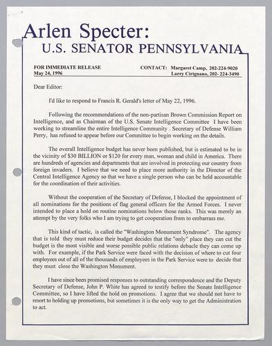 Brown Commission report response