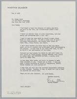 Correspondence from Buddy Greco