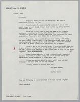Correspondence from Merv Griffin