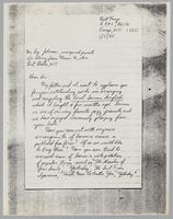 Correspondence from Sy Johnson