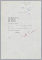 Correspondence from Elia Kazan