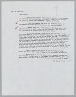 Correspondence from Howard Mandell (Jazz critic)