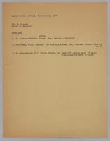 Correspondence from M. Metcalf